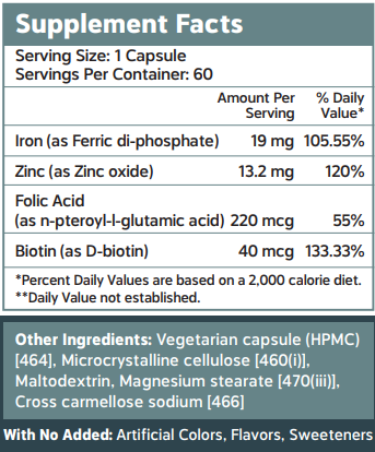 Supplement Facts Image